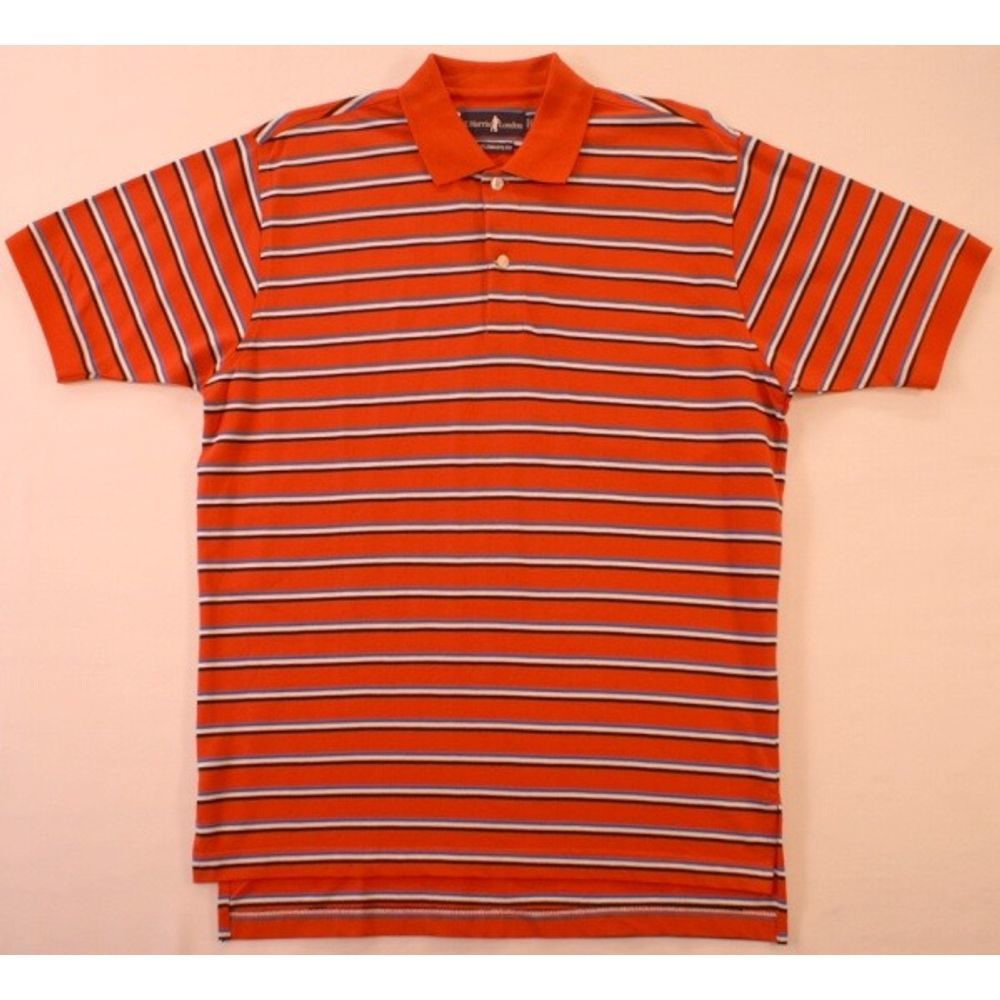 Polo Shirt Orange T Harris London Medium NWT